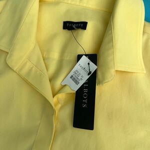 Talbots Sunny Yellow Blouse